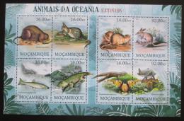 Poštovní známky Mosambik 2012 Vyhynulá fauna Oceánie Mi# Mi# 5701-08 Kat 16€