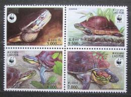 Poštovní známky Laos 2004 Želva amboinská, WWF Mi# 1927-30 Kat 10€