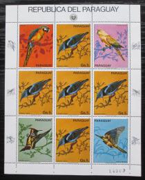 Poštovní známky Paraguay 1983 Ptáci Mi# 3674 Bogen Kat 30€
