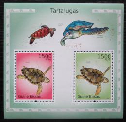 Poštovní známky Guinea-Bissau 2010 Želvy Mi# Block 867 Kat 12€