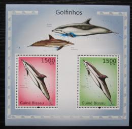 Poštovní známky Guinea-Bissau 2010 Delfíni Mi# Block 868 Kat 12€ 