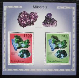 Poštovní známky Guinea-Bissau 2010 Minerály Mi# Block 862 Kat 12€