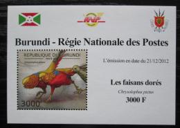 Potovn znmka Burundi 2012 Baant zlat DELUXE Mi# 2796 - zvtit obrzek