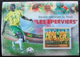 Poštovní známka Togo 2010 Národní fotbalový team Mi# Block 525 Kat 12€