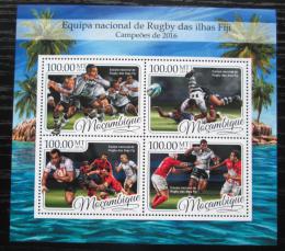 Poštovní známky Mosambik 2016 Rugby Mi# 8849-52 Kat 22€ 