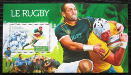 Poštovní známka Guinea 2015 Rugby Mi# Block 2551 Kat 14€