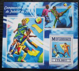 Poštovní známka Mosambik 2015 ME ve fotbale Mi# Block 1066 Kat 10€