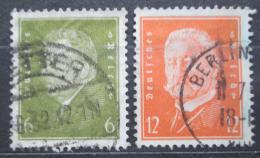 Poštovní známky Nìmecko 1932 Prezident Ebert a Hindenburg Mi# 465-66