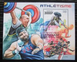 Poštovní známka Togo 2012 Lehká atletika Mi# Block 690 Kat 12€