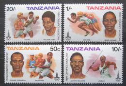 Poštovní známky Tanzánie 1980 LOH Moskva Mi# 157-60