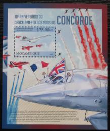 Poštovní známka Mosambik 2013 Concorde Mi# Block 760 Kat 10€