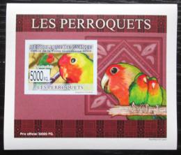 Potovn znmka Guinea 2007 Papouci DELUXE neperf. Mi# 6433 B Block - zvtit obrzek