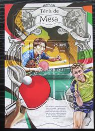 Poštovní známka Mosambik 2013 Stolní tenis Mi# Block 723 Kat 10€