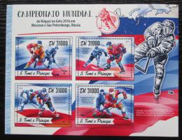 Poštovní známky Svatý Tomáš 2016 MS v ledním hokeji Mi# 6996-99 Kat 12€