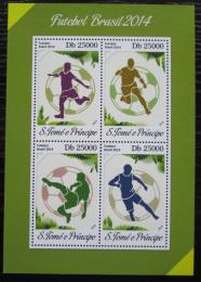 Poštovní známky Svatý Tomáš 2014 MS ve fotbale Mi# 5559-62 Kat 10€