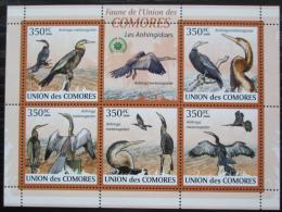 Poštovní známky Komory 2009 Anhingy Mi# 2372-76 Kat 9€