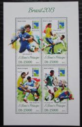 Poštovní známky Svatý Tomáš 2013 MS ve fotbale Mi# 5356-59 Kat 10€