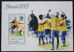 Poštovní známka Svatý Tomáš 2013 MS ve fotbale Mi# Block 931 Kat 10€