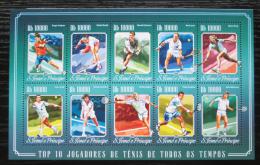 Poštovní známky Svatý Tomáš 2014 Tenisti Mi# 5970-79 Kat 10€