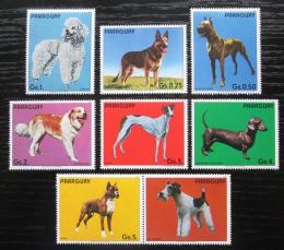 Poštovní známky Paraguay 1984 Psi s kupónem Mi# 3709-15