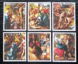 Poštovní známky Paraguay 1982 Umìní, Život Krista Mi# 3568-73 Kat 7€