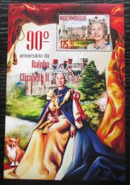 Poštovní známka Mosambik 2016 Královna Alžbìta II. Mi# Block 1148 Kat 10€