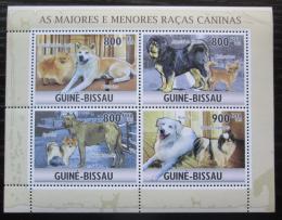Poštovní známky Guinea-Bissau 2010 Psi Mi# 4890-93 Kat 13€