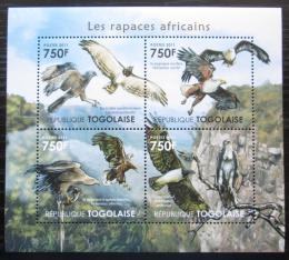 Poštovní známky Togo 2011 Afriètí dravci Mi# 4122-25 Kat 12€