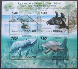 Poštovní známky Togo 2011 Fauna støedoafrických mangrovníkù Mi# 4149-52 Kat 12€