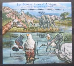 Poštovní známky Togo 2011 Fauna afrických bažin Mi# 4165-68 Kat 12€