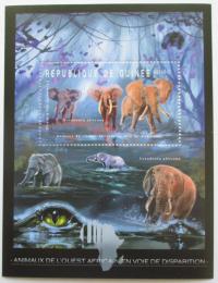 Poštovní známka Guinea 2012 Fauna západní Afriky, sloni Mi# Block 2086 Kat 18€