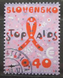 Poštovní známka Slovensko 2010 Boj proti AIDS Mi# 650