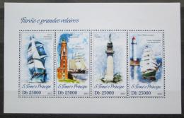 Poštovní známky Svatý Tomáš 2013 Plachetnice a majáky Mi# 5186-89 Kat 10€