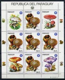 Poštovní známky Paraguay 1985 Houby Mi# 3841 Bogen Kat 45€