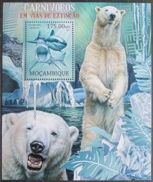 Poštovní známka Mosambik 2012 Ohrožená fauna Mi# Block 635 Kat 10€
