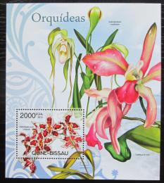Poštovní známka Guinea-Bissau 2012 Orchideje Mi# Block 1073 Kat 8€