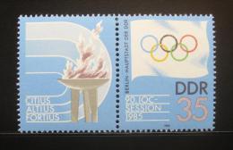Poštovní známka DDR 1985 Mezinárodní olympijský výbor Mi# 2949