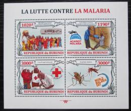 Poštovní známky Burundi 2013 Boj proti malárii Mi# 3158-61 Kat 9.90€