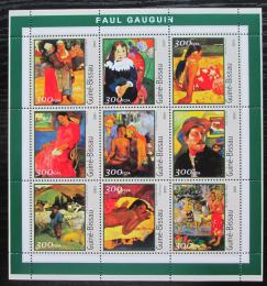 Poštovní známky Guinea-Bissau 2001 Umìní, Paul Gauguin Mi# 1642-50 Kat 11€