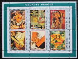 Potovn znmky Guinea-Bissau 2001 Umn, Georges Braque Mi# 1600-05 Kat 8 - zvtit obrzek
