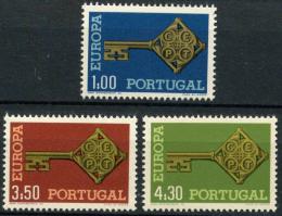 Poštovní známky Portugalsko 1968 Evropa CEPT Mi# 1051-53 Kat 25€