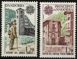 Poštovní známky Andorra Fr. 1979 Evropa CEPT Mi# 297-98 Kat 5.50€