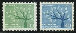 Poštovní známky Nìmecko 1962 Evropa CEPT Mi# 383-84