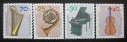Poštovní známky Nìmecko 1973 Hudební nástroje Mi# 782-85 Kat 4.50€