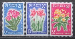 Poštovní známky Kambodža 1961 Místní flóra Mi# 118-20 Kat 5.50€