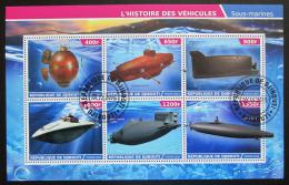 Potovn znmky Dibutsko 2015 Ponorky Mi# N/N