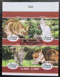 Poštovní známky Sierra Leone 2018 Koèky Mi# 9260-63 Kat 11€