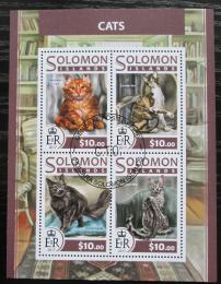 Poštovní známky Šalamounovy ostrovy 2017 Koèky Mi# 4451-54 Kat 12€