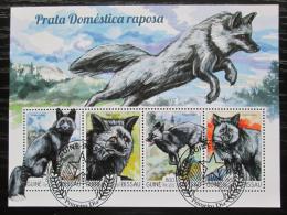 Poštovní známky Guinea-Bissau 2015 Liška obecná Mi# 7683-86 Kat 13€