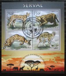 Poštovní známky Togo 2013 Serval Mi# 4856-59 Kat 12€